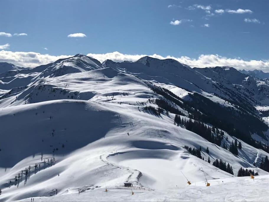 Ferienhaus Zillertal Panorama Blick Balkon Sauna Zellberg Eksteriør billede