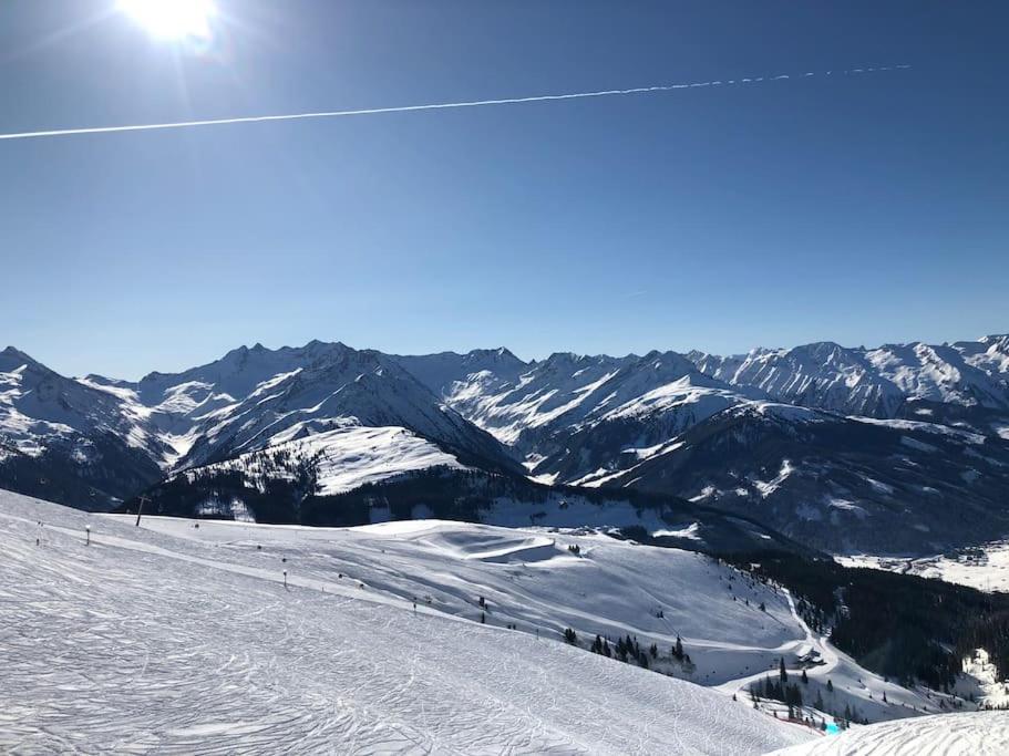 Ferienhaus Zillertal Panorama Blick Balkon Sauna Zellberg Eksteriør billede